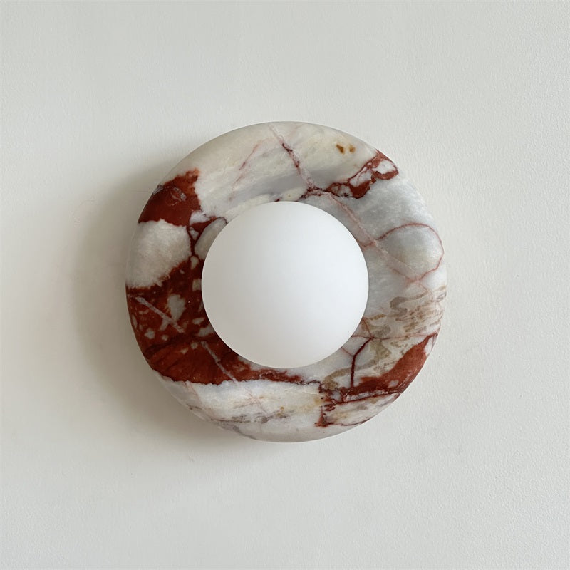 Lampe Murale Applique Marbre|Éclairage doux Sans ampoule|Ligne Marbre