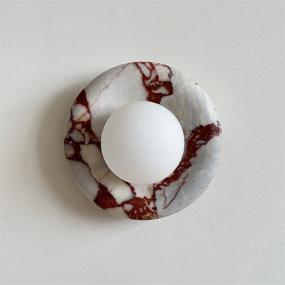 Lampe Murale Applique Marbre|Éclairage doux Sans ampoule|Ligne Marbre