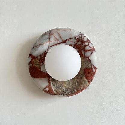 Lampe Murale Applique Marbre|Éclairage doux Sans ampoule|Ligne Marbre