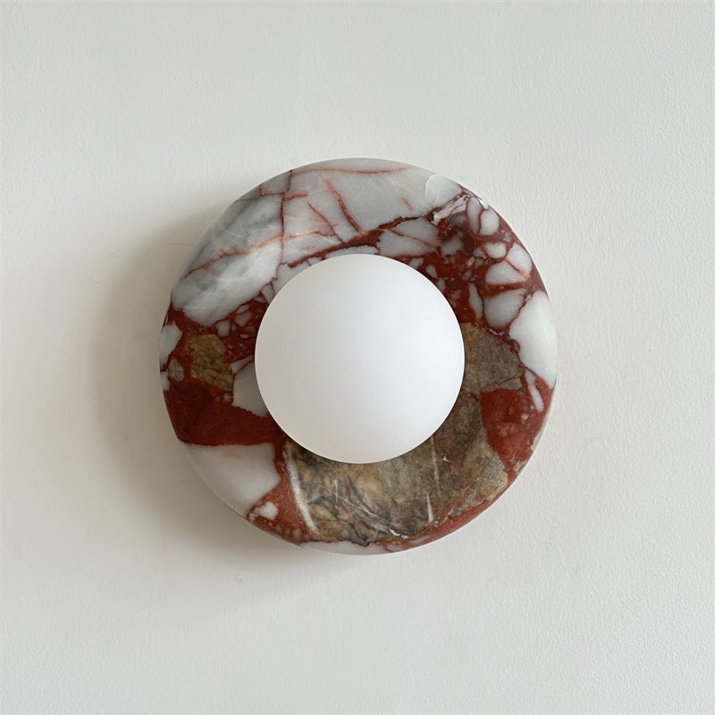 Lampe Murale Applique Marbre|Éclairage doux Sans ampoule|Ligne Marbre
