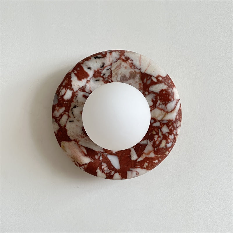 Lampe Murale Applique Marbre|Éclairage doux Sans ampoule|Ligne Marbre