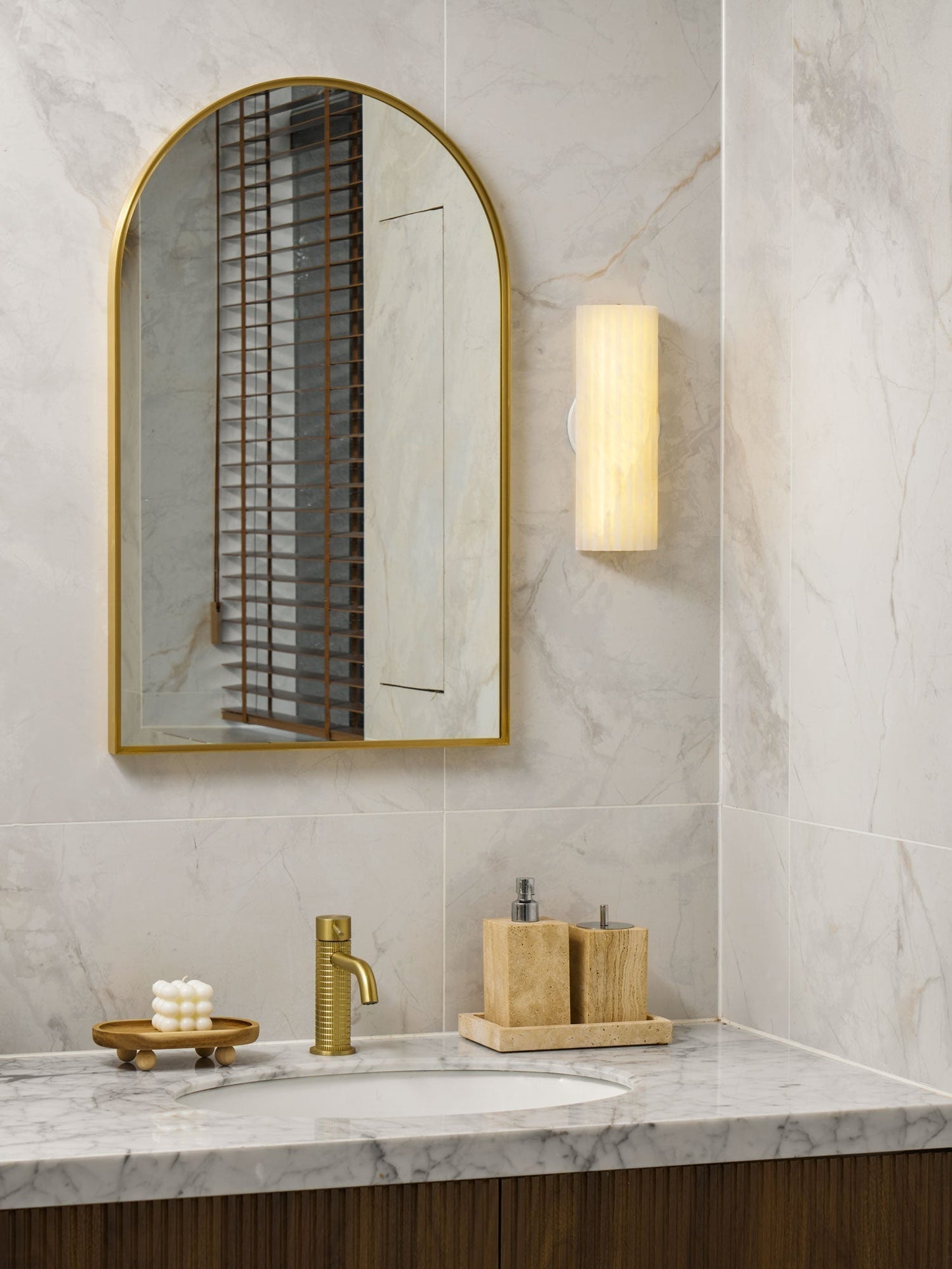 Lampe Murale Albâtre | LED intégrée | 3000K–6000K | Série Alba