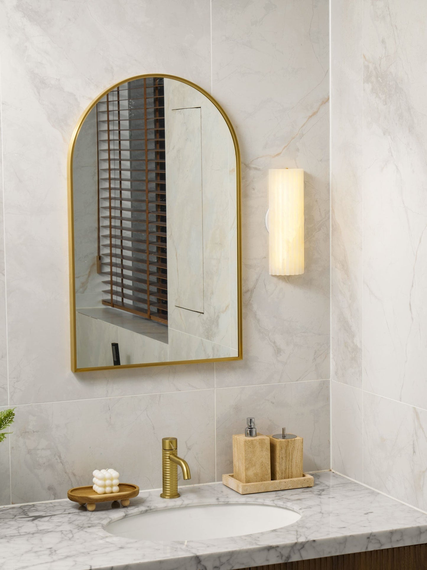 Lampe Murale Albâtre | LED intégrée | 3000K–6000K | Série Alba