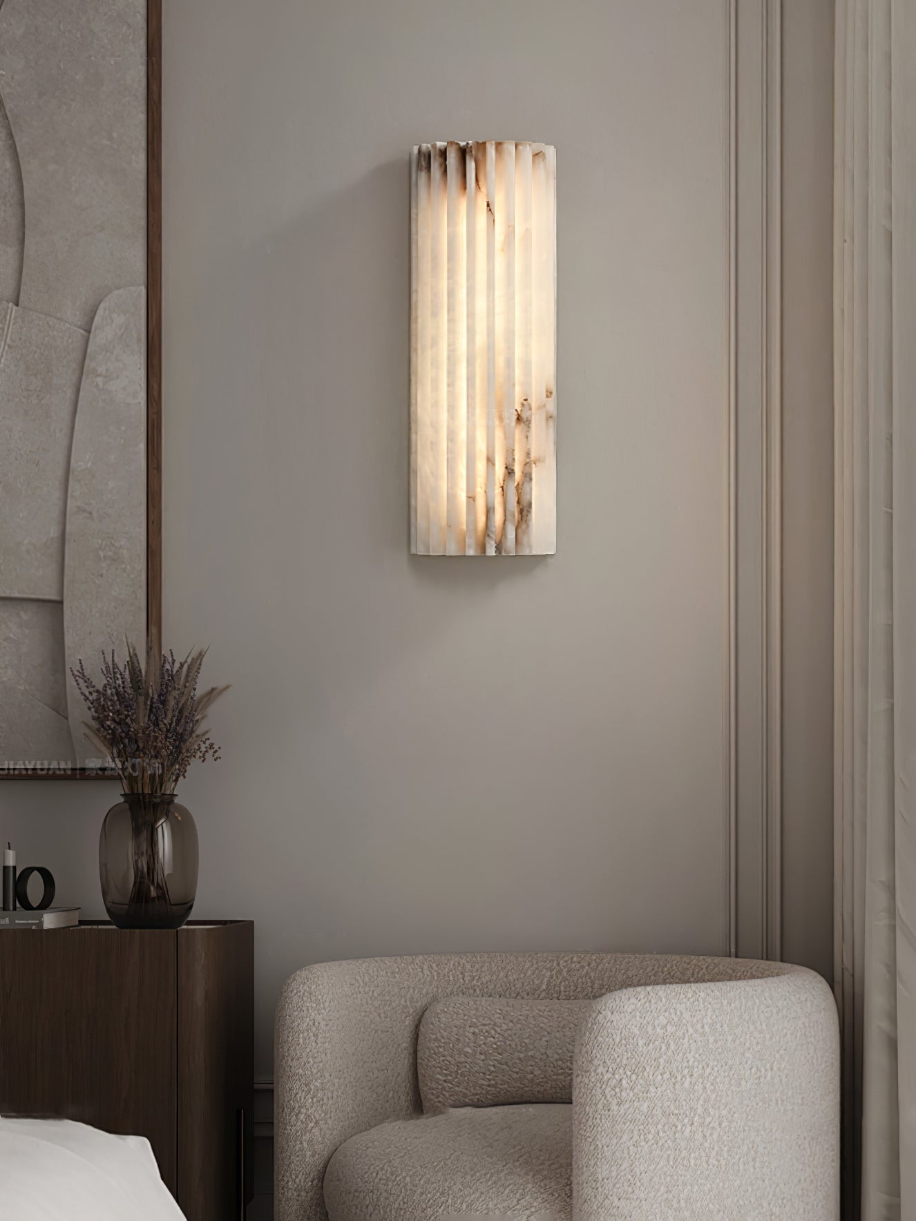 Lampe Murale Albâtre | LED intégrée | 3000K–6000K | Série Alba