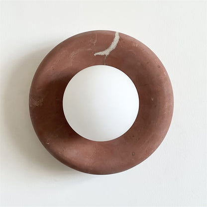 Lampe Murale Applique Marbre|Éclairage doux Sans ampoule|Ligne Marbre