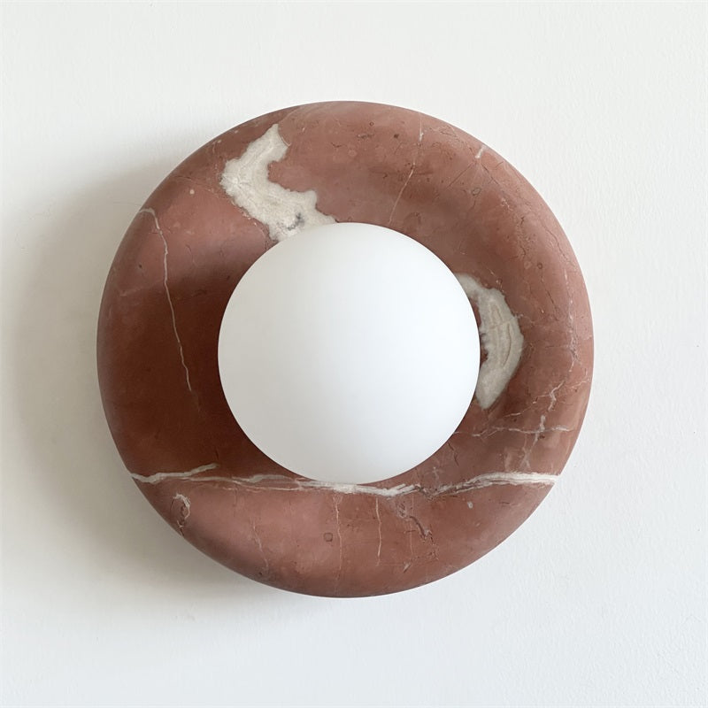 Lampe Murale Applique Marbre|Éclairage doux Sans ampoule|Ligne Marbre