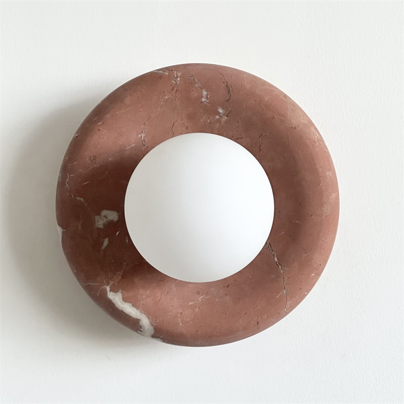 Lampe Murale Applique Marbre|Éclairage doux Sans ampoule|Ligne Marbre