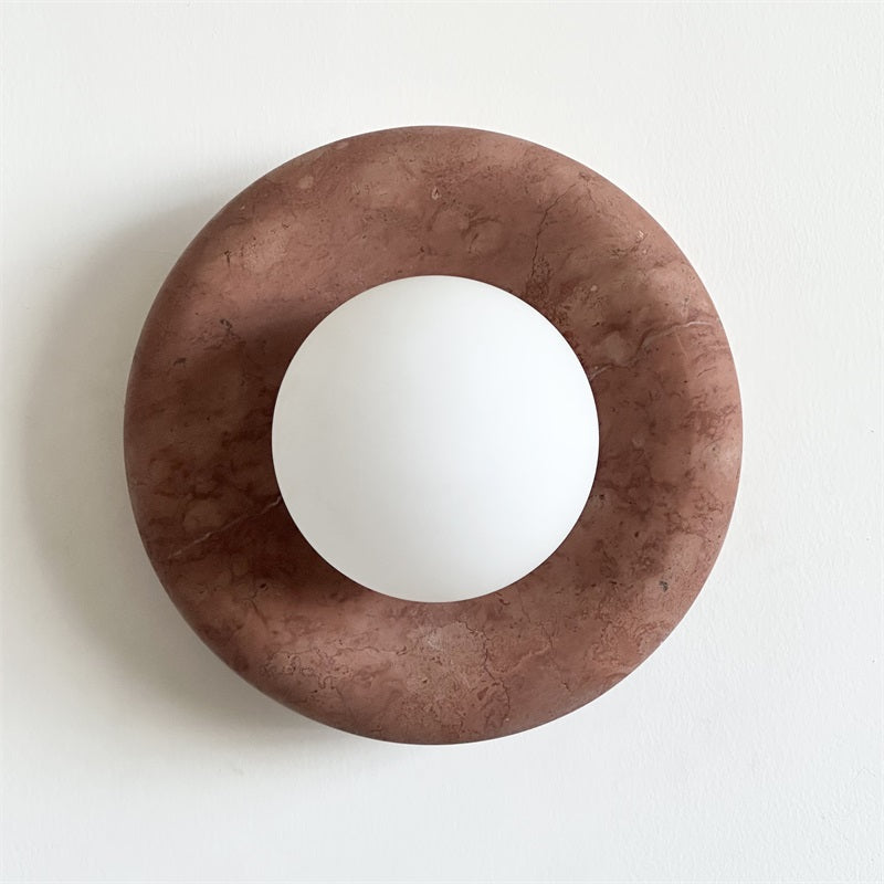 Lampe Murale Applique Marbre|Éclairage doux Sans ampoule|Ligne Marbre