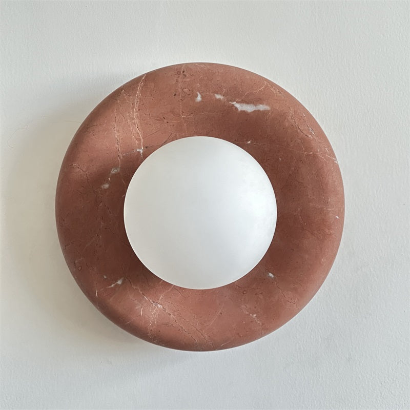 Lampe Murale Applique Marbre|Éclairage doux Sans ampoule|Ligne Marbre