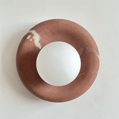 Lampe Murale Applique Marbre|Éclairage doux Sans ampoule|Ligne Marbre