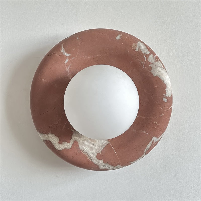 Lampe Murale Applique Marbre|Éclairage doux Sans ampoule|Ligne Marbre
