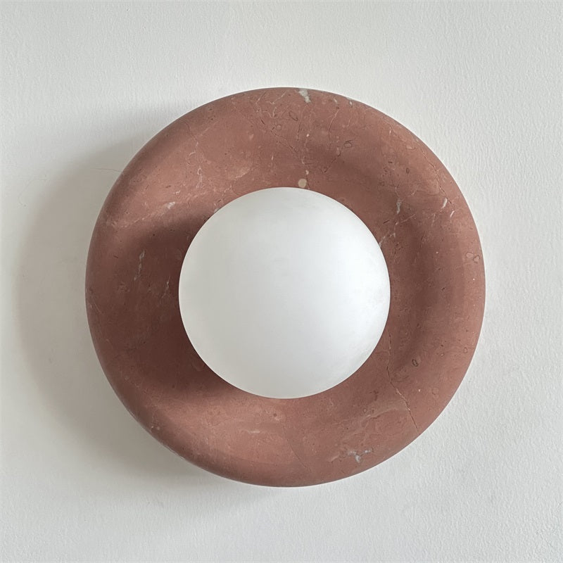 Lampe Murale Applique Marbre|Éclairage doux Sans ampoule|Ligne Marbre