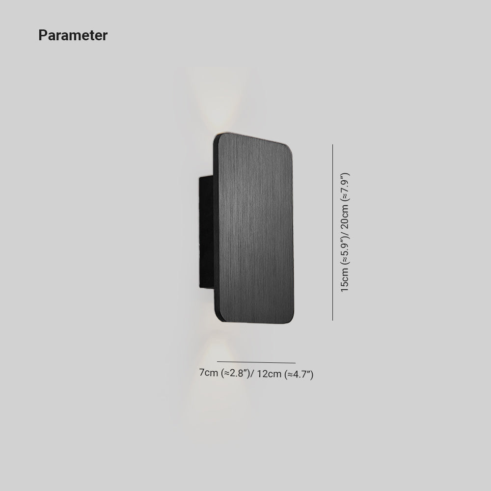 Applique Murale Moderne Métal | Ampoule LED Incluse Forme Carrée