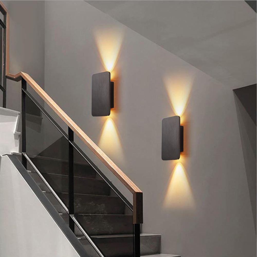 Applique Murale Moderne Métal | Ampoule LED Incluse Forme Carrée