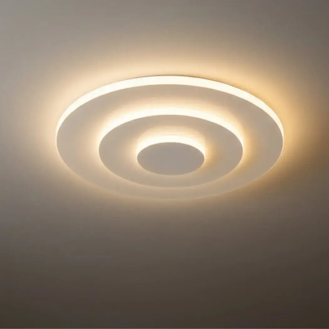 Plafonnier Ronde Scandinave | LED SMD Gradation Télécommande | Série Nord