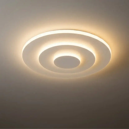 Plafonnier Ronde Scandinave | LED SMD Gradation Télécommande | Série Nord