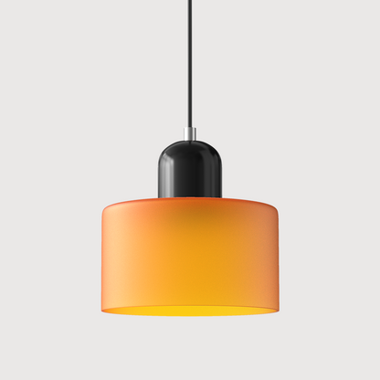 Bauhaus Suspension Verre Coloré | Hauteur Ajustable LED | Série Aurora