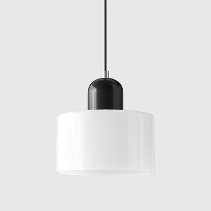 Bauhaus Suspension Verre Coloré | Hauteur Ajustable LED | Série Aurora