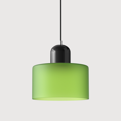 Bauhaus Suspension Verre Coloré | Hauteur Ajustable LED | Série Aurora