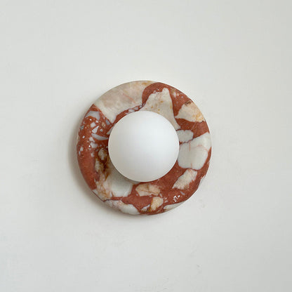 Lampe Murale Applique Marbre|Éclairage doux Sans ampoule|Ligne Marbre
