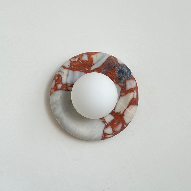 Lampe Murale Applique Marbre|Éclairage doux Sans ampoule|Ligne Marbre