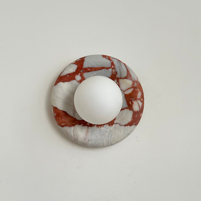 Lampe Murale Applique Marbre|Éclairage doux Sans ampoule|Ligne Marbre
