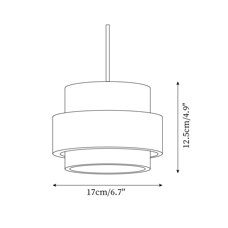 Perra Suspension Travertin | Abat-Jour Cylindrique | Câble Réglable