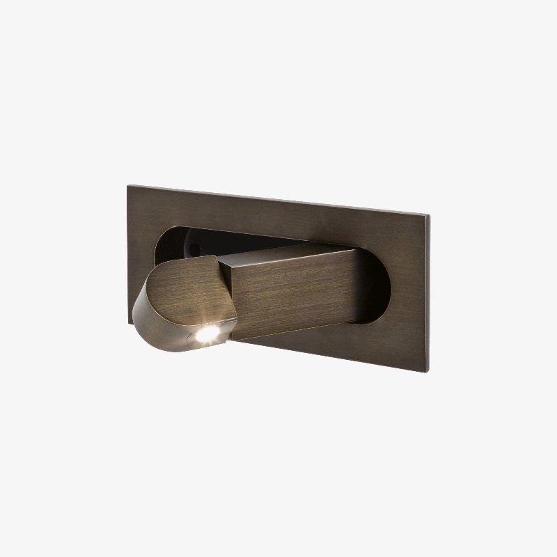 Lampe de Lecture LED Aluminium | Tête Réglable, Bouton-Poussoir | Série Nova