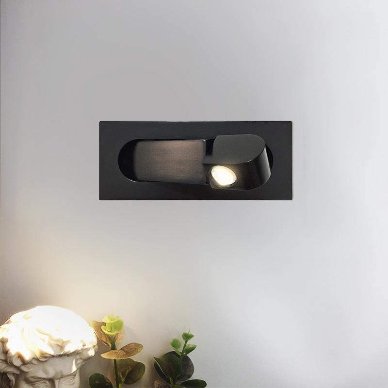 Lampe de Lecture LED Aluminium | Tête Réglable, Bouton-Poussoir | Série Nova