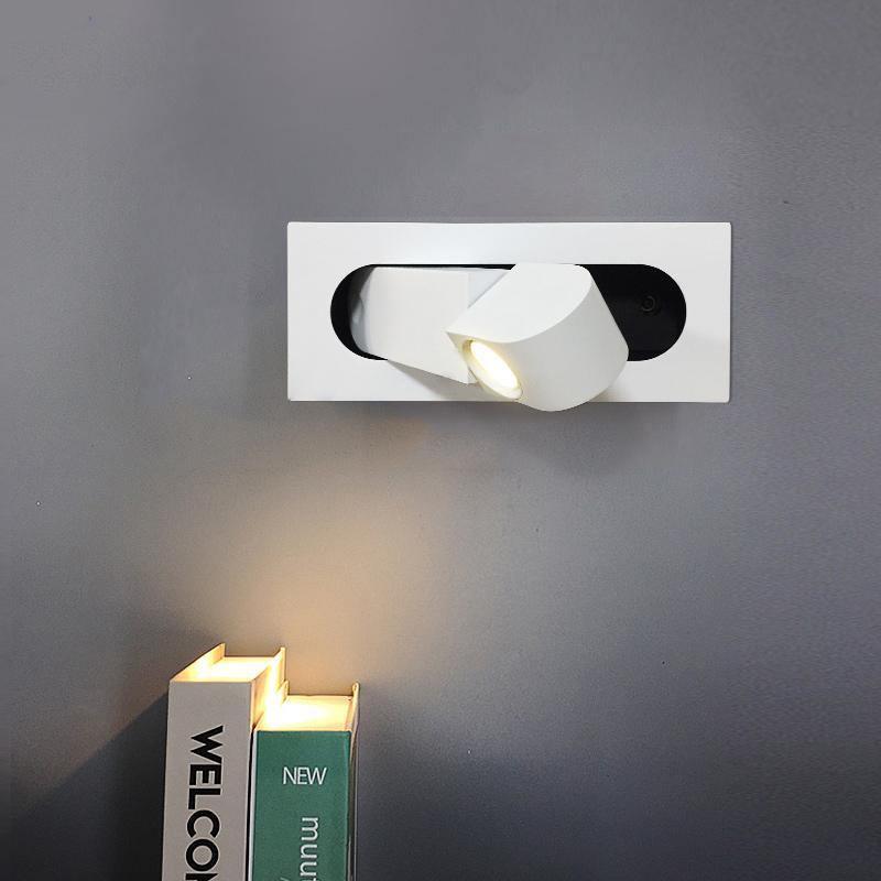 Lampe de Lecture LED Aluminium | Tête Réglable, Bouton-Poussoir | Série Nova