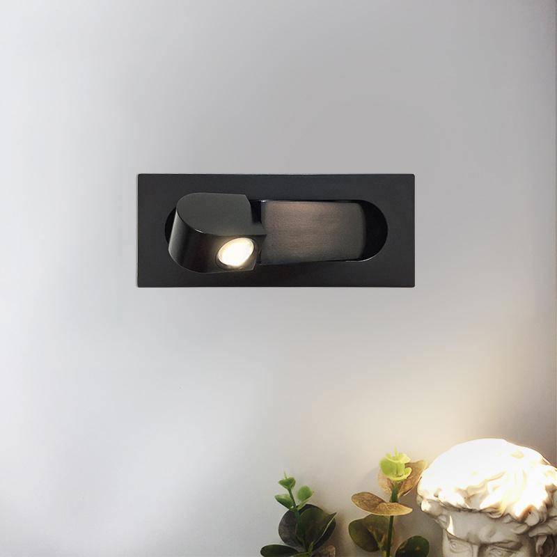 Lampe de Lecture LED Aluminium | Tête Réglable, Bouton-Poussoir | Série Nova