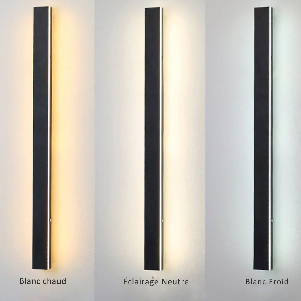 Applique Murale Extérieure LED Métal | IP65 Étanche Régable | NuitSérénité