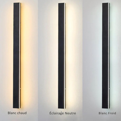 Applique Murale Extérieure LED Métal | IP65 Étanche Régable | NuitSérénité