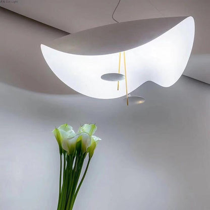 Lampe Plafonnier Métal | Câble réglable, Abat-jour feuille | Série Feuille