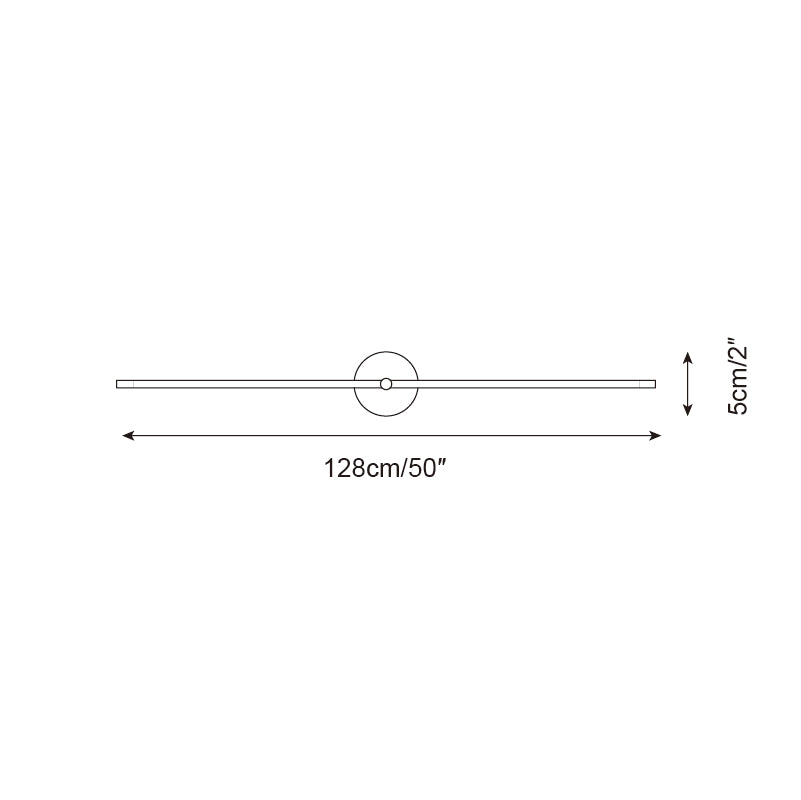 Applique Murale Linéaire Métal Moderne | LED Intégrée, Durée 50 000 h | Série Élan