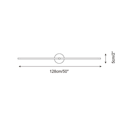 Applique Murale Linéaire Métal Moderne | LED Intégrée, Durée 50 000 h | Série Élan