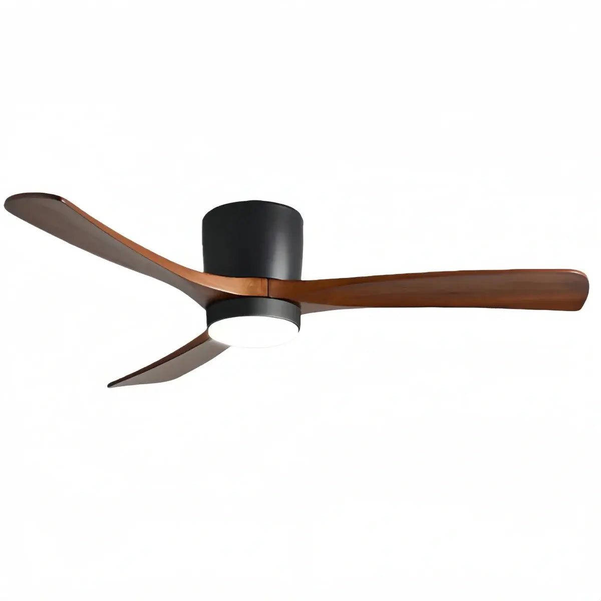 Ventilateur de Plafond Scandinave Bois | LED Intégrée, Flux d'Air Silencieux