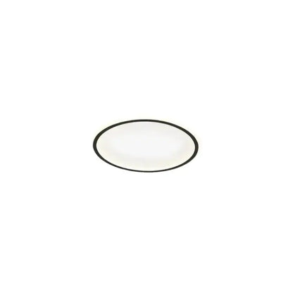 Applique Plafond Ronde Moderne Métal Noir et Blanc | 3 Temp. | Télécommande