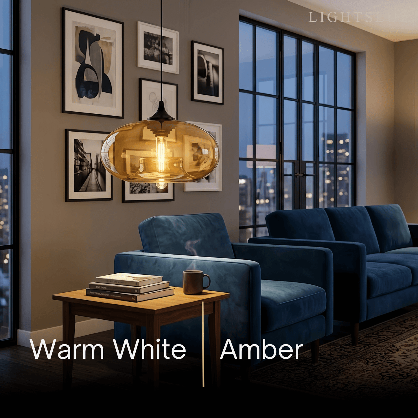 Lustre Verre Lampe Îlot Cuisine Verre & Métal | Hauteur Ajustable LED Compatible