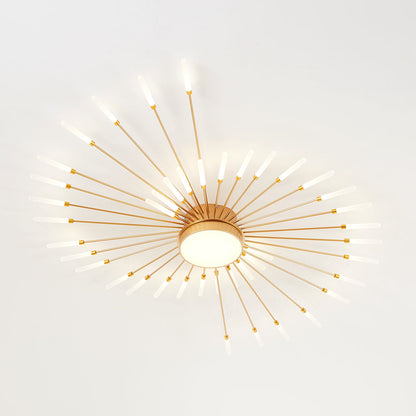 Plafonnier Feu d'Artifice Métal Moderne | LED Économe en Énergie | Éclat