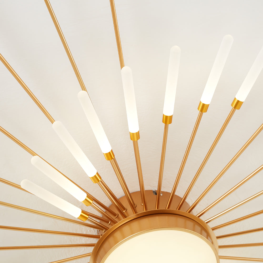 Plafonnier Feu d'Artifice Métal Moderne | LED Économe en Énergie | Éclat