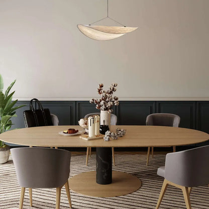 Lampe Suspension Art Déco Métal Blanc | LED SMD Intégrée | Chaîne Réglable