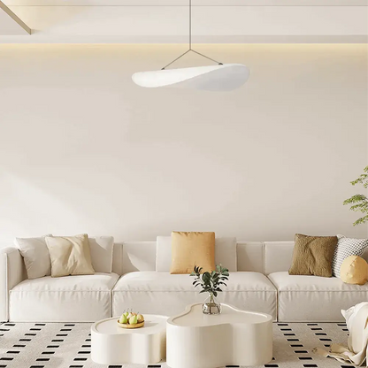 Lampe Suspension Art Déco Métal Blanc | LED SMD Intégrée | Chaîne Réglable