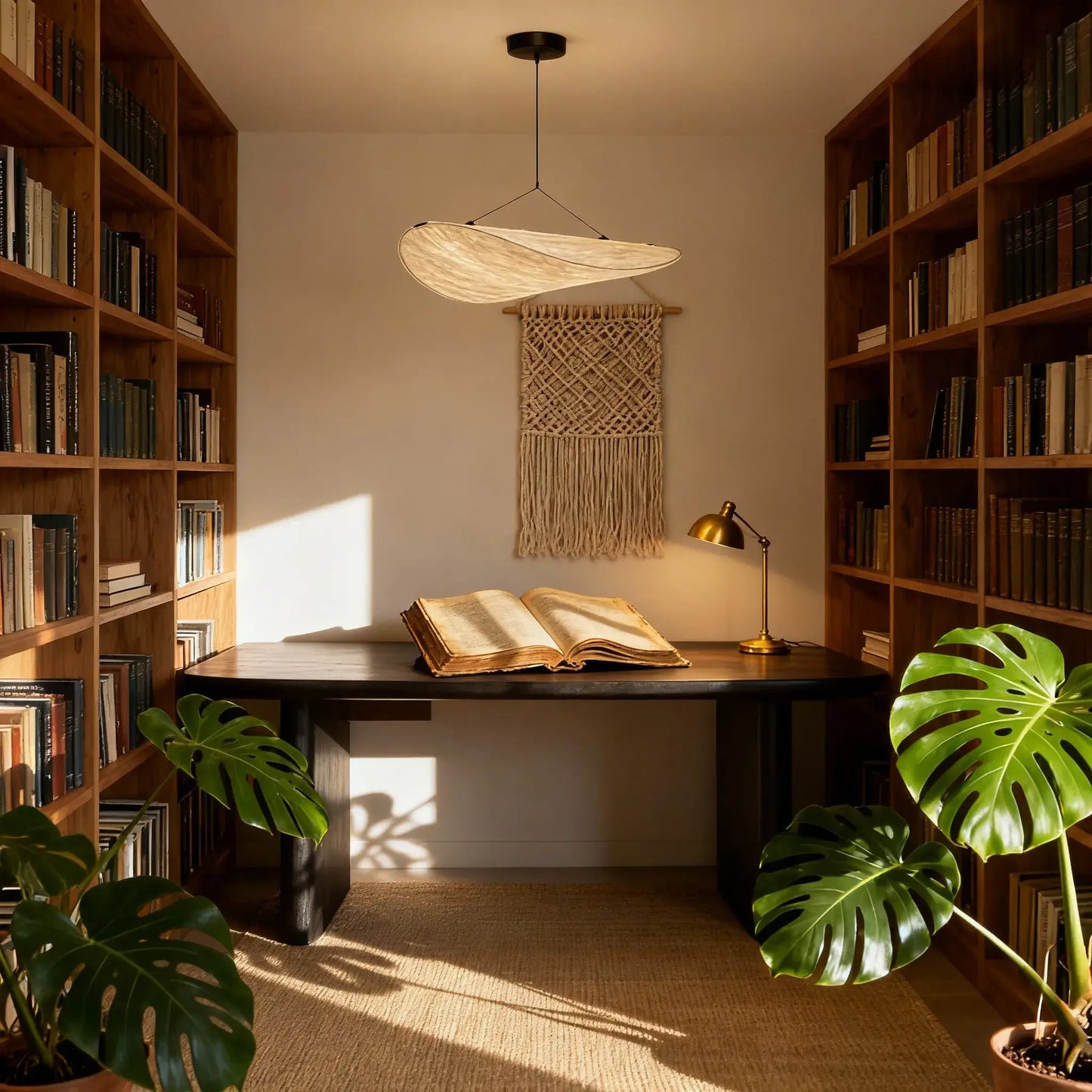 Lampe Suspension Art Déco Métal Blanc | LED SMD Intégrée | Chaîne Réglable