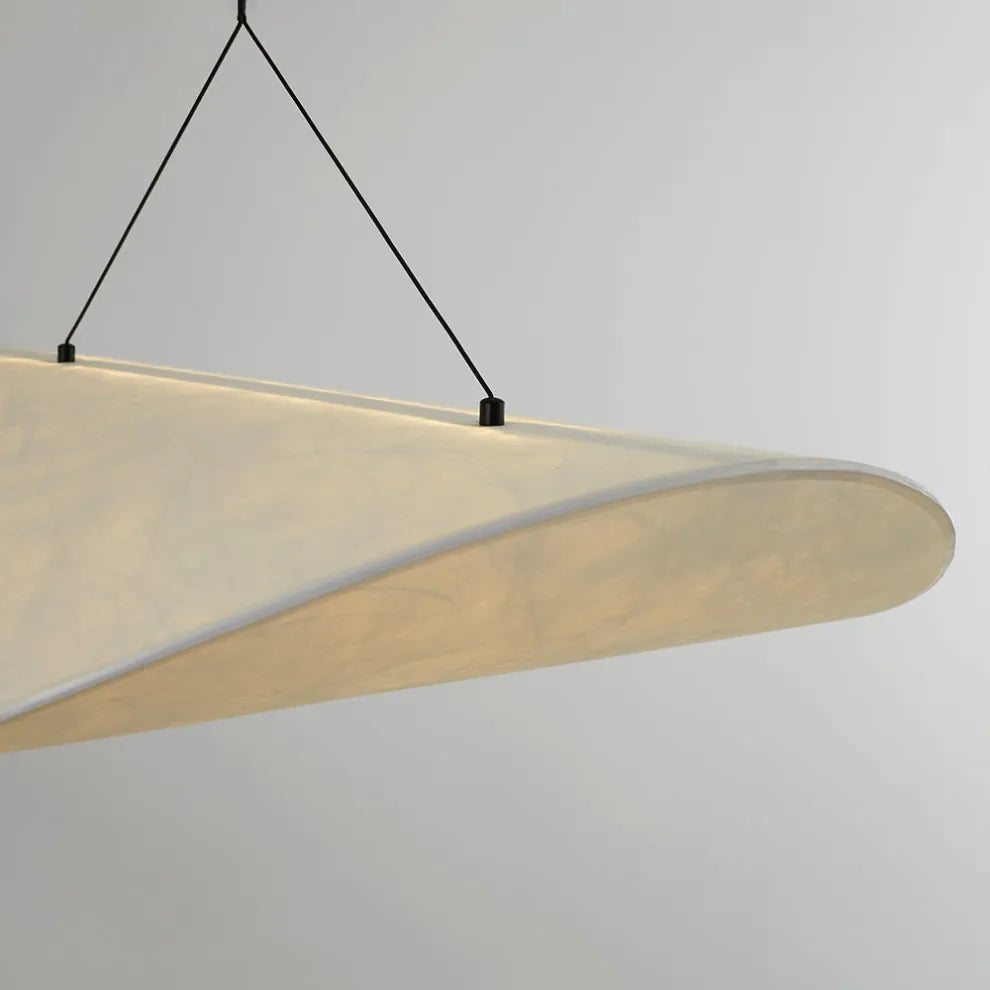 Lampe Suspension Art Déco Métal Blanc | LED SMD Intégrée | Chaîne Réglable