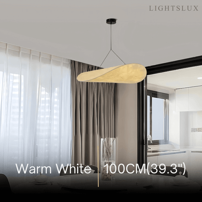 Lampe Suspension Art Déco Métal Blanc | LED SMD Intégrée | Chaîne Réglable