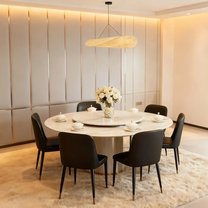 Lampe Suspension Art Déco Métal Blanc | LED SMD Intégrée | Chaîne Réglable