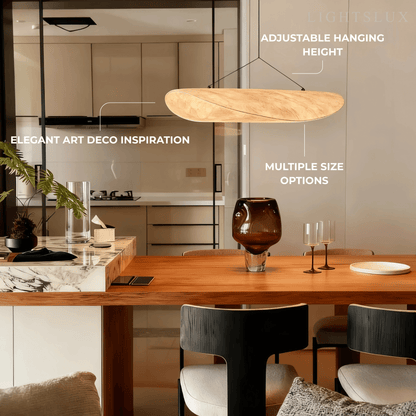 Lampe Suspension Art Déco Métal Blanc | LED SMD Intégrée | Chaîne Réglable