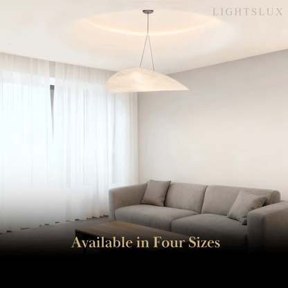 Lampe Suspension Art Déco Métal Blanc | LED SMD Intégrée | Chaîne Réglable