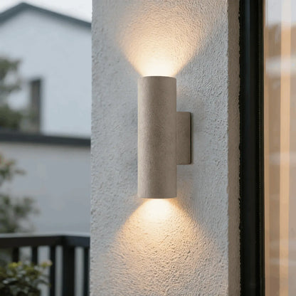 Applique Murale Extérieure Ciment Moderne | IP65 & LED GU10 Incluse | Série Arc
